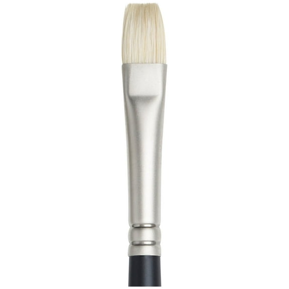 Winsor & Newton Artist Oil Brush, Long Handle, Bright, 6