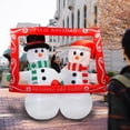 thumbnail image 1 of Inflable Navideño Pareja de Nieve Foto Del Recuerdo Importadora La Merced Poliéster Pu Alta Resistencia Iluminación Led, 1 of 7