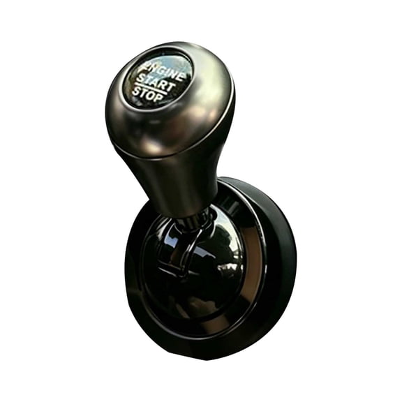 Yatlte Push Start Button Cover, Universal Auto Interior One-Touch Starter Protector, Metal Alloy Engine Start Stop Rocker Lever Accessories Fits Most Vehicles