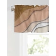thumbnail image 6 of Valances for Windows Modern Abstract Rod Pocket Cafe Window Treatments Valance Curtains for Kitchen Bathroom Laundry Basement Windows 60"x18", 6 of 9