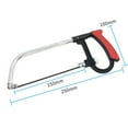 thumbnail image 4 of CHUANK Multi-functional Hand Saw Stainless Steel Multi-purpose Woodworking Mini Saw for Wood Plastic Pvc Processing, 4 of 7