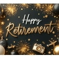 thumbnail image 3 of Colorful Balloons Happy Retirement Decorative Banner for Retirement Party Event Decoration Celebration, 3 of 7