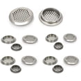 thumbnail image 1 of Rejilla de ventilación 20 piezas Rejilla de acero inoxidable Rejilla de ventilación Orificio de respiración para armario Armario Rejilla de escape de aire Ventilación para muebles de cocina Boca, 1 of 1