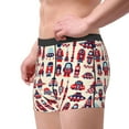 thumbnail image 4 of Kll Rocket Pattern Men'S Cotton Boxer Briefs Underwear-X-Large, 4 of 9