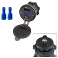 thumbnail image 7 of CENL 12V/24V QC3.0 USB Fast Charger Socket Outlet On&Off Switch For Car Motorcycle, 7 of 7