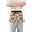 Cute Frog and Strawberry, variant on Truck and Star Server Apron with 3 Pockets Waterproof Waitress Waist Short Apron for Man Woman 12 Inches