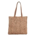 thumbnail image 1 of Bolsa de mano tejido de paja a la moda para mujer, de mensajero informal de gran capacidad para mujer Ndcxsfigh Para Estrenar, 1 of 9