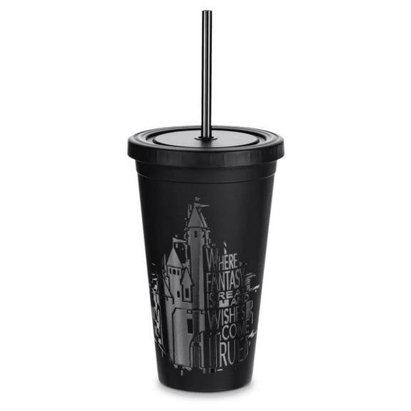 Disney Parks Fantasyland Castle Tumbler with Straw New with Tag