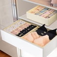 thumbnail image 2 of Simple Houseware Sock Drawer Organizer for Dresser/Closet/Bedroom, 3 Pack, Beige（Only storage bags available）, 2 of 5