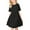 Black, variant on ASFGIMUJ Girls Dresses Casual Dot Dress Short Sleeve Pleated A Line Elastic Waist Cute Dresses Pageant Dresses For Girls,Size 7 Years—8 Years
