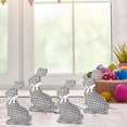 thumbnail image 3 of RKSTN Fabric Rabbit O Rnament 4Pcs Easter Bunny Cloth Easter Decorations Bunny Hanging Ornament Hanging Ornaments Bunny Decor Colors Style for Home Decoration, 3 of 5