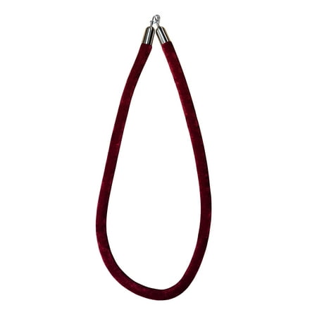 Stanchion Rope - Rhino 8' Burgundy Velvet