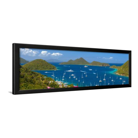 Caribbean, British Virgin Islands, Tortola, Sopers Hole Framed Print Wall Art By Alan Copson