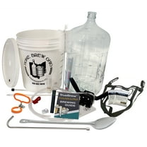 Gold Complete Beer Equipment Kit (K6p) Premium with 6 Gallon Glass Carboy, Ca...
