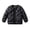 Black, variant on Girls V-Neck Inner Down Jacket, Lightweight Open Front Layering Coat, Nylon Warm Casual Outerwear for Kids Daily Layering (Purple, 3-4 Years)