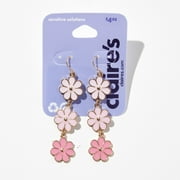 Claire's Ombre Flower Power Drop Earrings