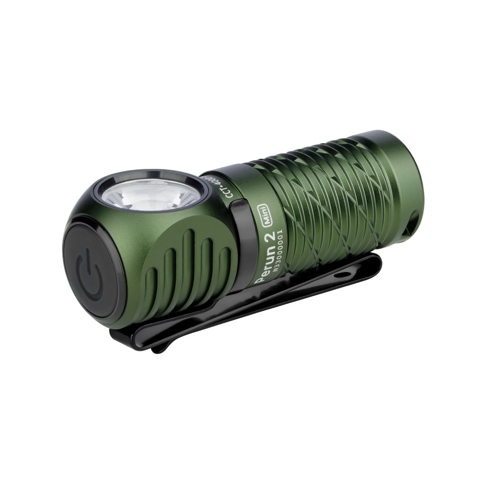 OLIGHT Perun 2 Mini Headlamp 1100 Lumens LED Head Flashlight, Rechargeable Headlight with Red Light Option, Great for Working, Hiking, Camping and Climbing (OD Green Cool Whtie Light: 5700~6700K)