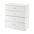 thumbnail image 4 of SamyoHome 4 Drawers Dresser Chest Cabinet Bedroom Night Stand Organizer, White, 4 of 16