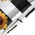 thumbnail image 4 of HAHDAXIA Stripes Sunflower Bedding Solid Comforter Set for All Seasons,3 Pieces(1 Comforter+2 Pillowcases),Soft Microfiber Bedding Set Queen(90"x90"), 4 of 7