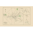 thumbnail image 2 of Hurd 14x10 Black Ornate Wood Framed with Double Matting Museum Art Print Titled - Wiillimantic Connecticut - Hurd 1893, 2 of 4