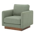 thumbnail image 2 of Moe's Home Collection Vernon Accent Chair Fabric Green, 2 of 7
