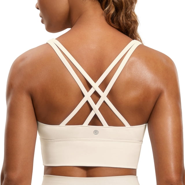 Top Deportivo CRZ YOGA Sensación Desnuda Cruzado Blanco XS