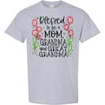 thumbnail image 3 of Inktastic Blessed to Be a Mom, Grandma, and Great Grandma Pink Flowers T-Shirt, 3 of 5