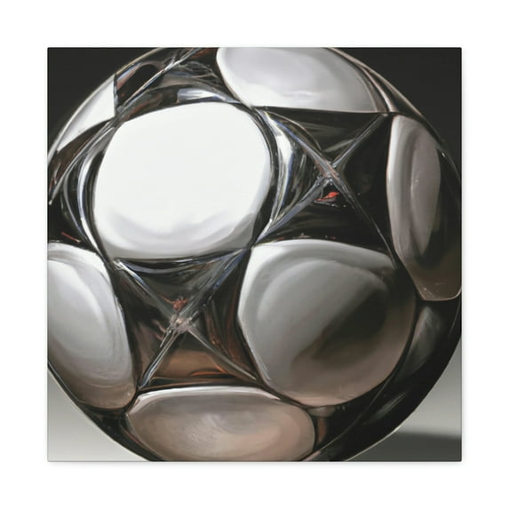Playing Football Dreamscape - Canvas