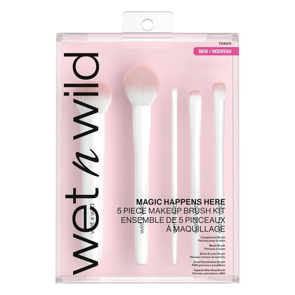 Wet n Wild Essential 5 Piece Makeup Brush Set