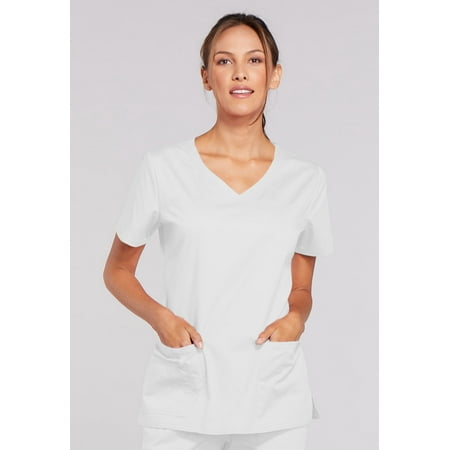 

Cherokee Workwear Core Stretch Women s Scrubs Top V-Neck 4727