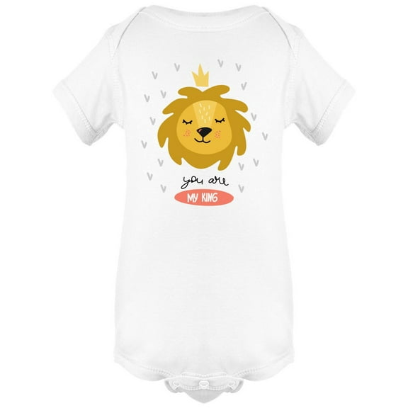 You Are My King Doodle Head Bodysuit Infant -Image by Shutterstock, 6 Months