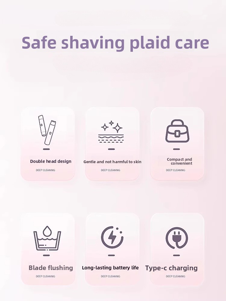 Electric Shaver for Men and Women, Private Area Pubic Hair Trimmer, Shaving Tool, Intimate Hair Removal Device