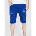 thumbnail image 4 of Coduop Men Denim Shorts Distressed Ripped Jeans Casual Holes Pants Short Summer M-3XL, 4 of 7