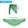 thumbnail image 2 of Uxcell Women's Belly Dance Hip Scarf with Sequins Triangle Wrap Skirts Waist Chain for Party Costume Performance Dark Green, 2 of 7
