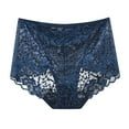 thumbnail image 2 of Fesfesfes Panties For Women Solid Color High Waisted Mesh Breathable And Lace Hollow Underwear Panties, 2 of 4