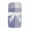 thumbnail image 3 of Ox Bay Pink/White Tartan Plaid Cotton Throw Blanket, 50" x 60", 3 of 9