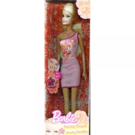 Barbie Birthday Bouquet January Carnation