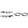 thumbnail image 1 of 2x Car Front Upper Headlight Cover Strip Set & 2PCS Front and Rear Brake Pad Wear Sensors for 3 Series E46,Black, 1 of 5