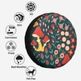 thumbnail image 6 of Kdxio Berries and Flowers for Tire Cover Wheel Protectors Tyre Covers Weatherproof Wheel Covers Universal Fit for Trailer Rv SUV Truck Camper Travel Trailers 15 inch, 6 of 8
