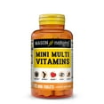 thumbnail image 2 of (5 pack) Mason Natural Mini Multivitamin Vitamins A, C, D3, E, B1, B2, B3, B6, B12, Folate and Calcium for Overall Health, 100 Tablets, 2 of 6