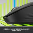 thumbnail image 2 of Logitech Signature M550 L Full Size Wireless Mouse - for Large Sized Hands, 2-Year Battery, Silent Clicks, Bluetooth, Multi-Device Compatibility - Black, 2 of 5