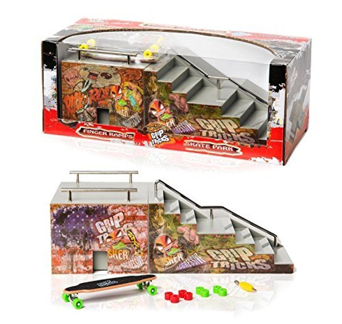 Grip and Tricks RAMPS FOR FINGER SKATE FUNBOX AND STAIRS