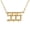 555, variant on Angel Numbers Necklaces for Women Stainless Steel Matte Finish 222 Numbers Pendant Numerology Jewelry