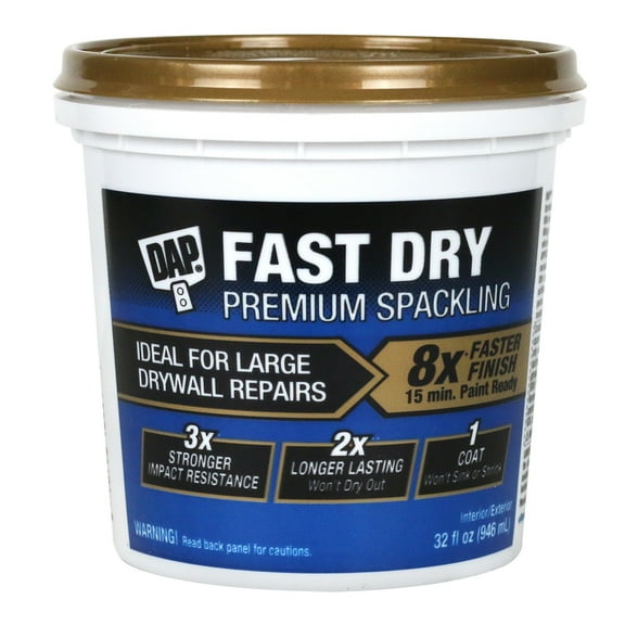 DAP 7079818441 Fast Dry Spackling, Off-White, 32 fl-oz