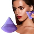 thumbnail image 2 of GUANGHONG 4pc Triangle Powder Puff Soft Powder Puffs for Face Powder Velour Makeup Puff with Triangle Shape Easily Get In the Corner of Eyes Nose Make Your Skin Looking, 2 of 7