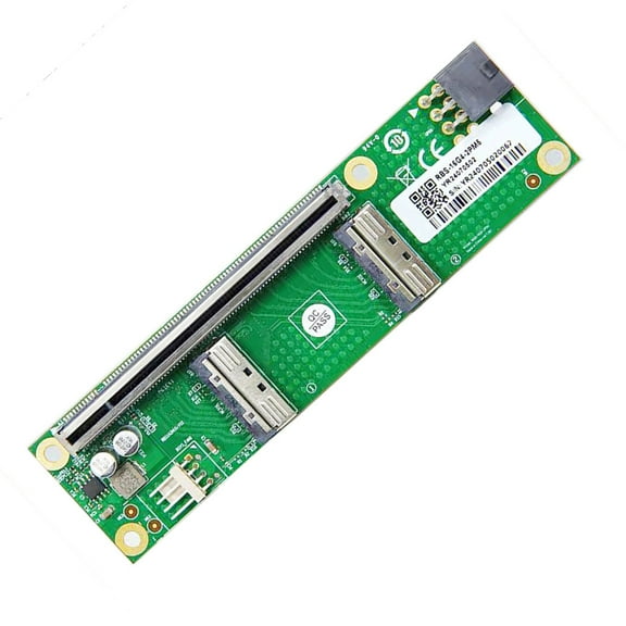 JSER Dual MCIO 8i Mini Cool Edge IO SFF-TA-1016 to PCIE5.0 PCI-Express 16x VROC Adapter for Mainboard SSD Graphics Card