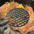 thumbnail image 5 of Bbq Grill Accessories Grill Charcoal Grill Round Cast Iron Grill With Holes, 5 of 9