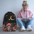 thumbnail image 2 of Uorisanigo Red Daisy Ladybug School Backpack Kids 17 inch with Side Mesh Pocket Casual Basic Schoolbag Travel Rucksack for Kindergarten Elementary Preschool Student School Bag, 2 of 7