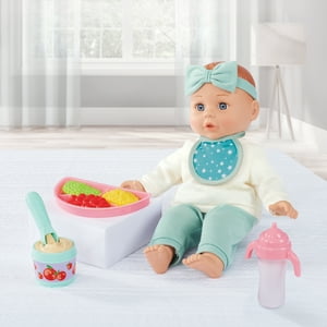My Sweet Love Meal Time Baby Doll, 14 Inch, 12 Pieces