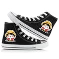 thumbnail image 3 of Zapatillas de lona de caña alta de One Piece Luffy Zoro Chopper Nami Sanji, zapatillas casuales de dibujos animados para parejas, zapatillas de estudiante, periféricos de animación, 3 of 5